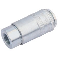 Draper 1/4\" Female Thread Pcl Parallel Airflow Coupling £13.29